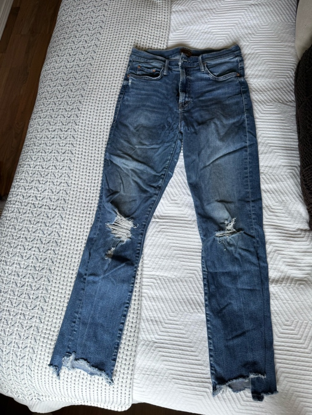 MOTHER denim jeans in light blue